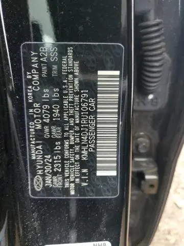 2024 HYUNDAI ELANTRA LIMITED