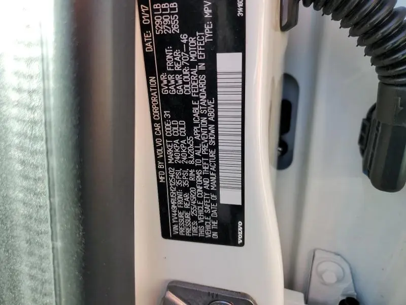 2017 VOLVO XC60 T6 INSCRIPTION  