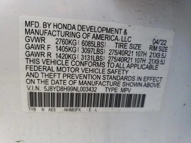 2022 ACURA MDX TYPE S  