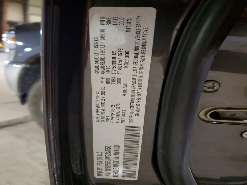 2022 RAM 2500 LARAMIE  