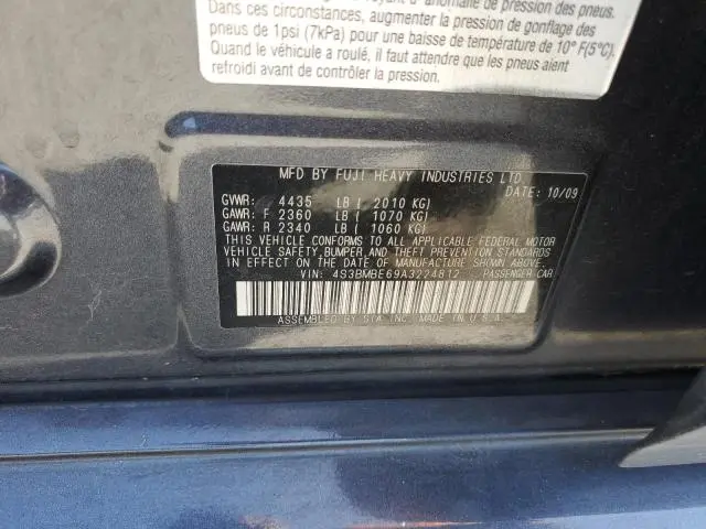 2010 SUBARU LEGACY 2.5I PREMIUM  