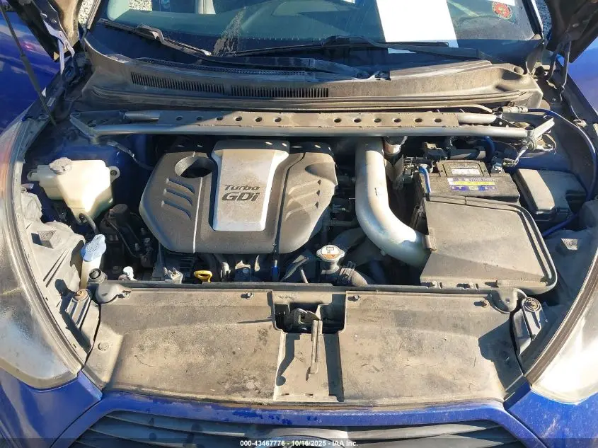 2013 HYUNDAI VELOSTER TURBO W/BLACK