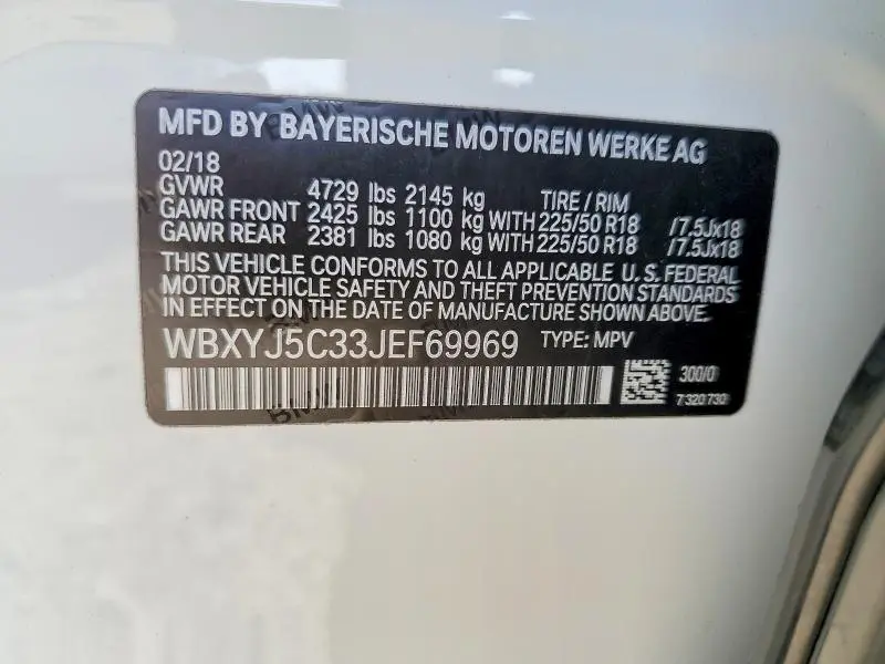 2018 BMW X2 XDRIVE28I  