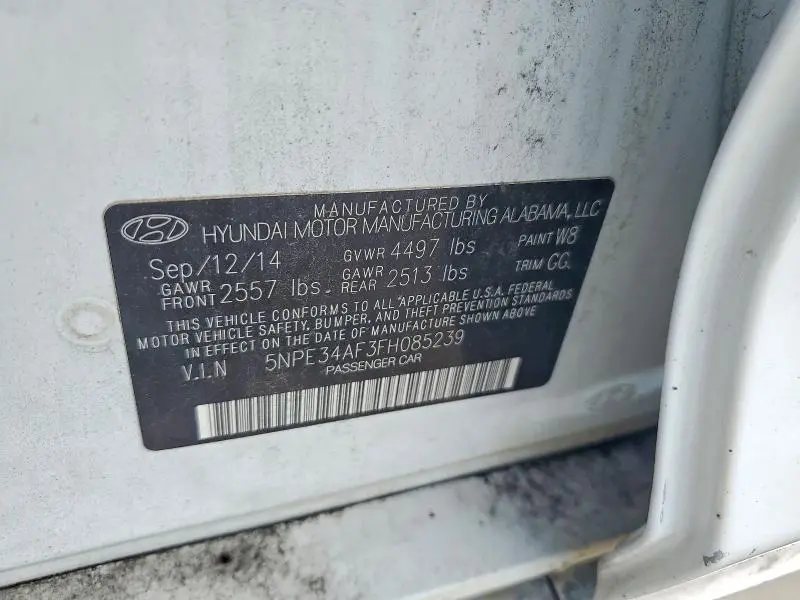2015 HYUNDAI SONATA SPORT  