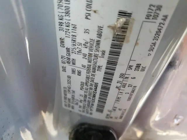 2021 FORD F150 SUPERCREW  