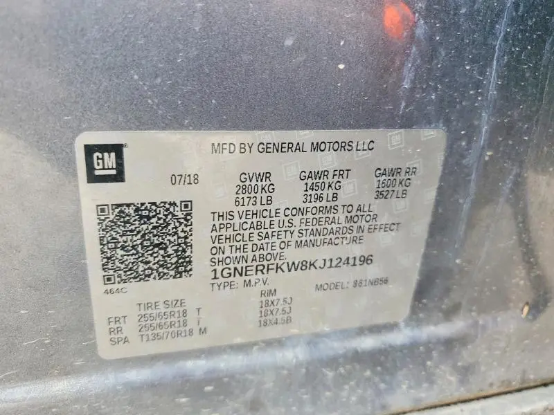 2019 CHEVROLET TRAVERSE LS  