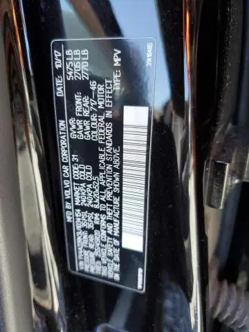 2018 VOLVO XC60 T6 MOMENTUM  