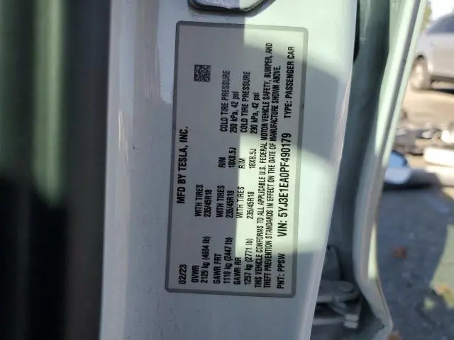2023 TESLA MODEL 3   