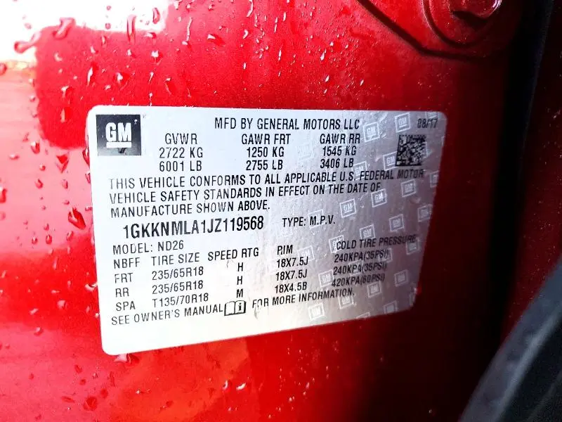 2018 GMC ACADIA SLT-1  