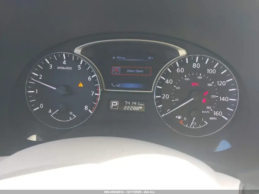 2014 NISSAN ALTIMA 2.5 SV