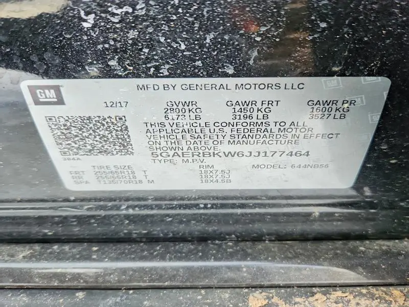 2018 BUICK ENCLAVE ESSENCE  