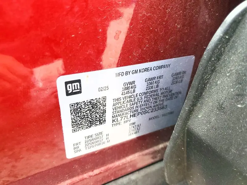 2025 CHEVROLET TRAX 1LT  