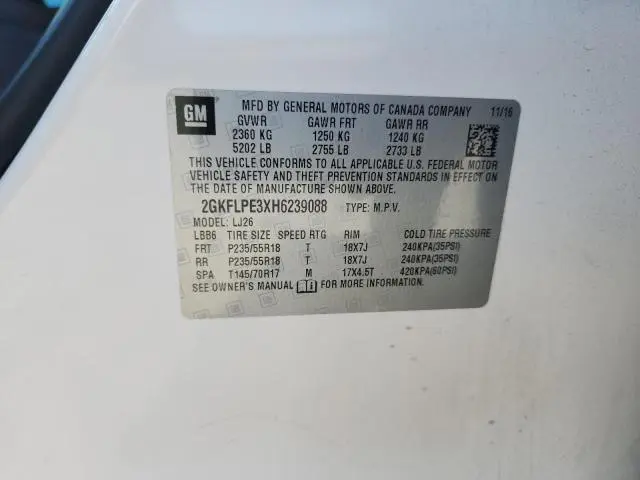 2017 GMC TERRAIN SLT  