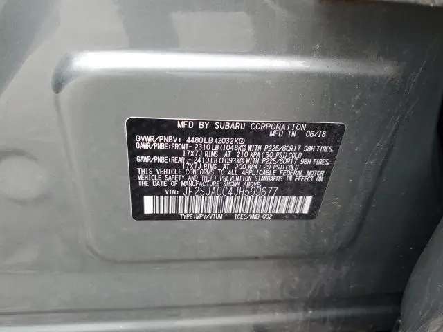 2018 SUBARU FORESTER 2.5I PREMIUM