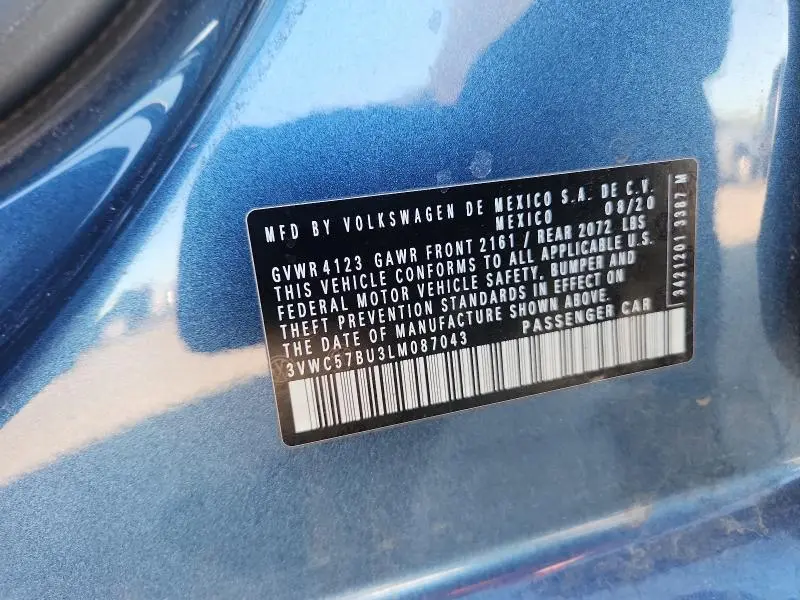 2020 VOLKSWAGEN JETTA