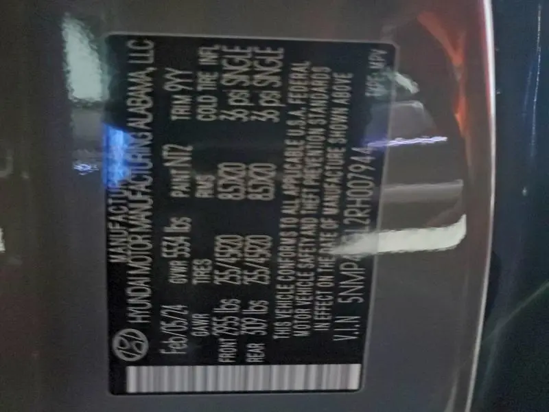 2024 HYUNDAI SANTA FE LIMITED  