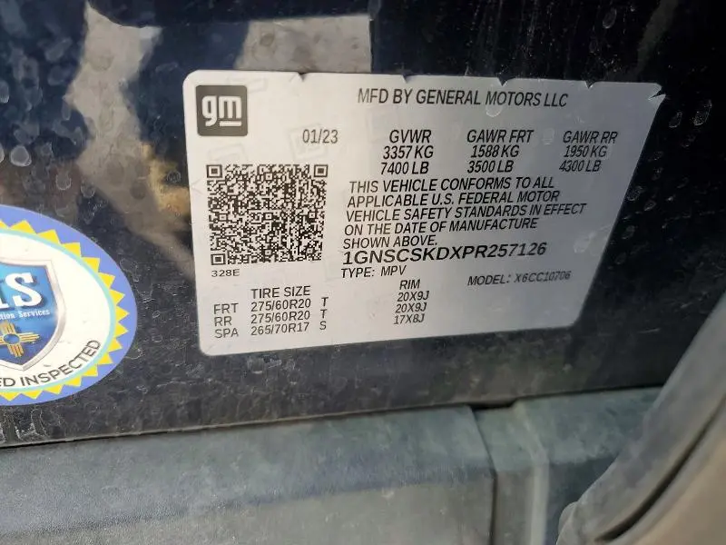 2023 CHEVROLET TAHOE C1500 PREMIER  