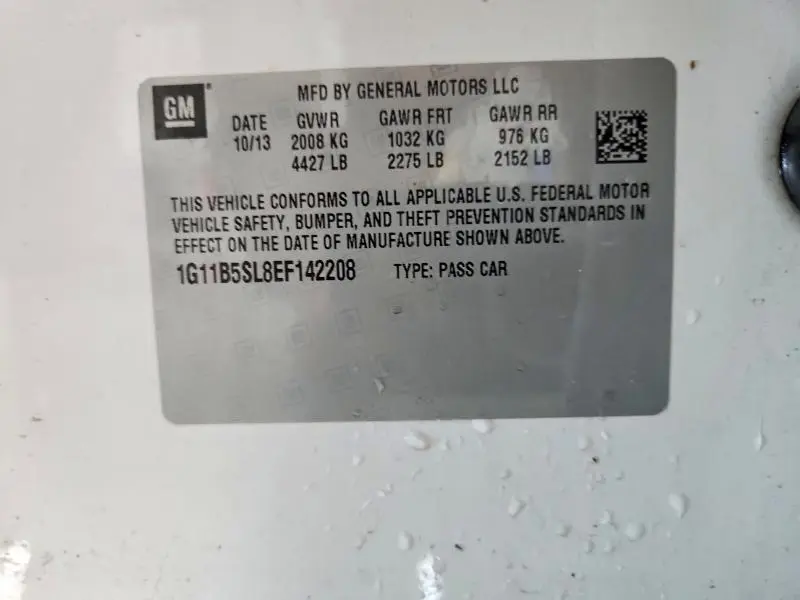 2014 CHEVROLET MALIBU LS  