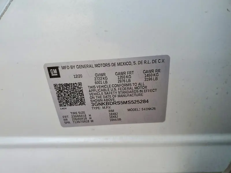 2021 CHEVROLET BLAZER 3LT  