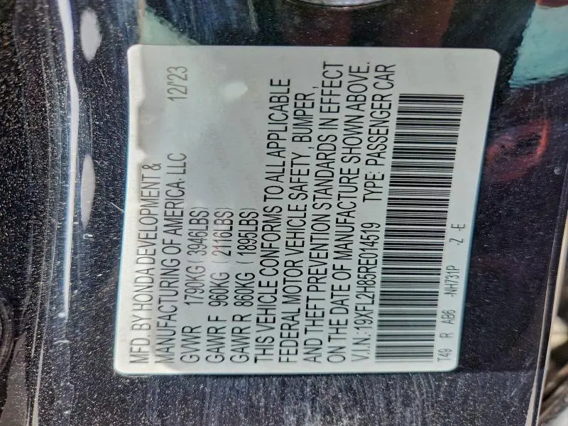 2024 HONDA CIVIC SPORT  