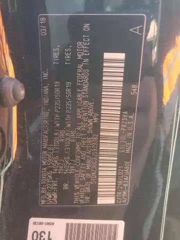 2018 TOYOTA SIENNA SE