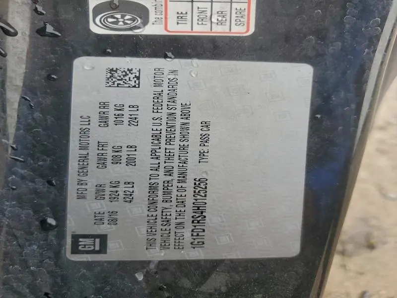 2017 CHEVROLET CAMARO LT  