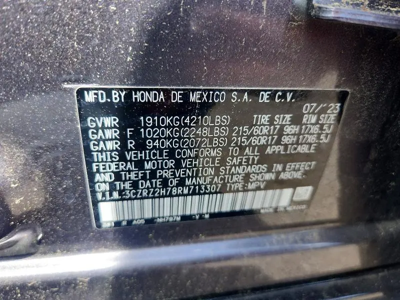 2024 HONDA HR-V EXL  