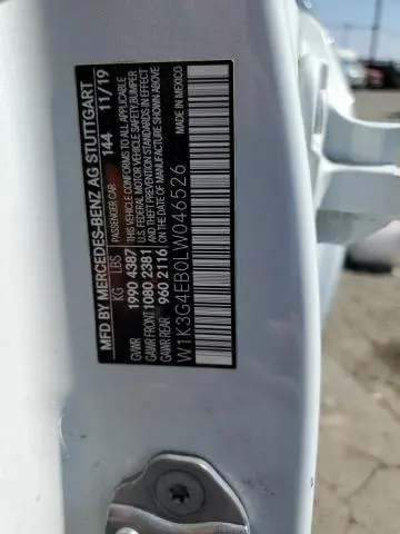 2020 MERCEDES-BENZ A 220