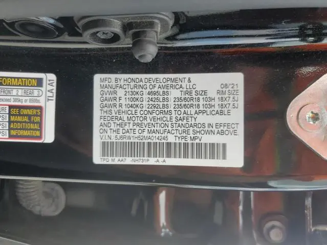 2021 HONDA CR-V EX  