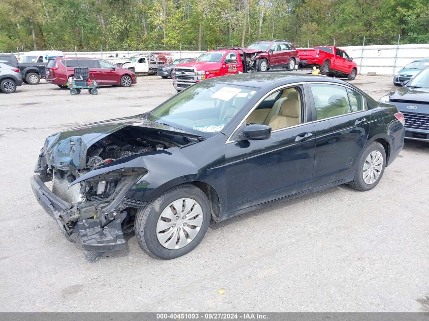 2012 HONDA ACCORD 2.4 LX