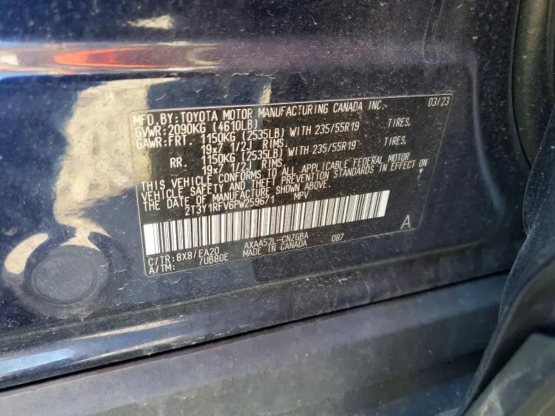 2023 TOYOTA RAV4 LIMITED  