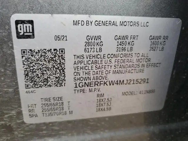 2021 CHEVROLET TRAVERSE LS  