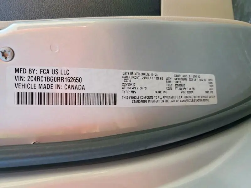 2024 CHRYSLER PACIFICA TOURING L  