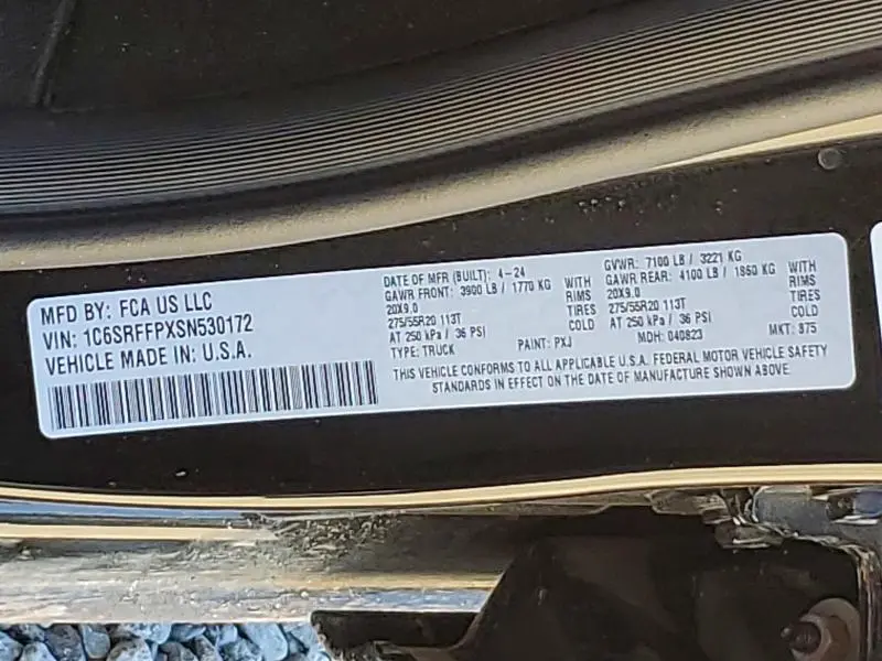 2025 RAM 1500 BIG HORN/LONE STAR  