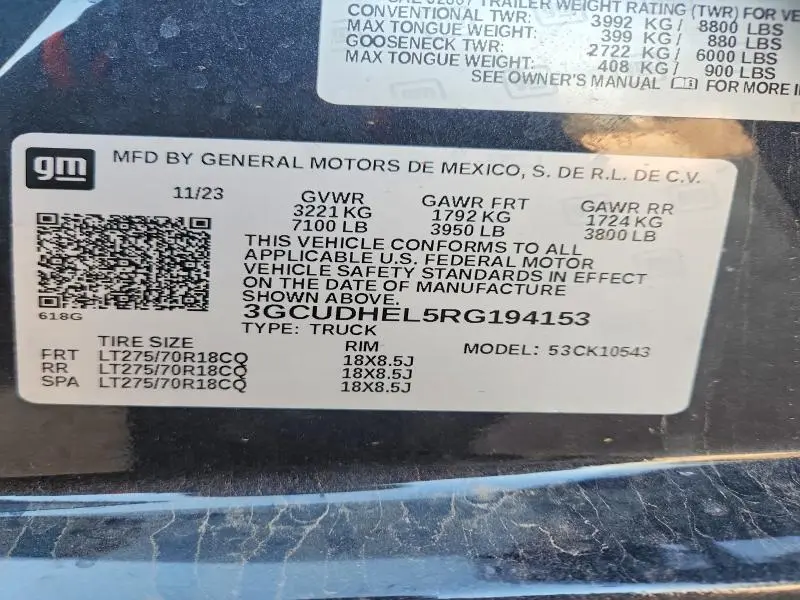 2024 CHEVROLET SILVERADO K1500 ZR2  