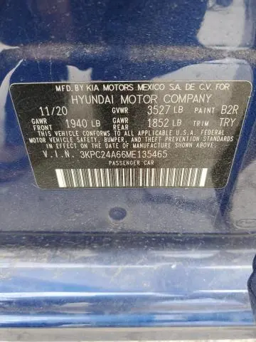 2021 HYUNDAI ACCENT SE  