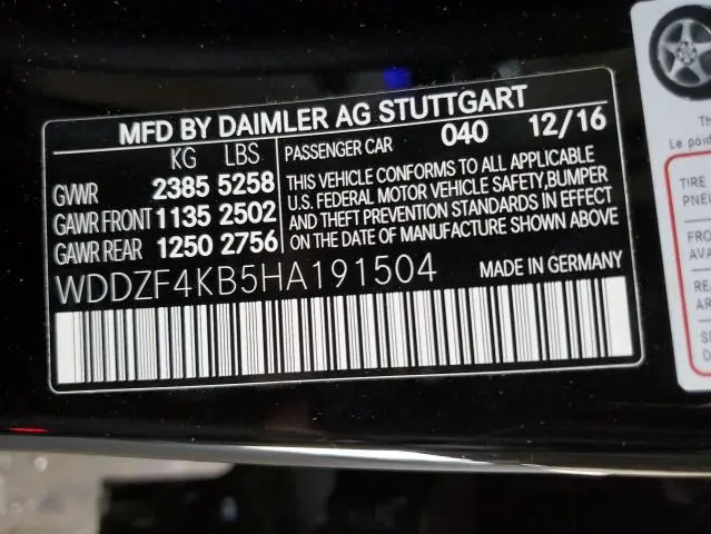 2017 MERCEDES-BENZ E 300 4MATIC  