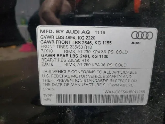 2017 AUDI Q3 PREMIUM PLUS