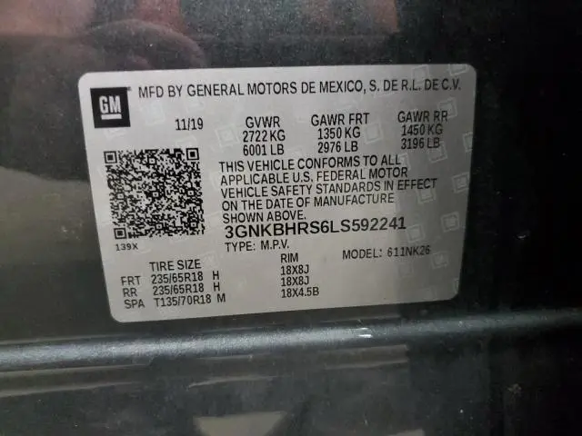 2020 CHEVROLET BLAZER 2LT  