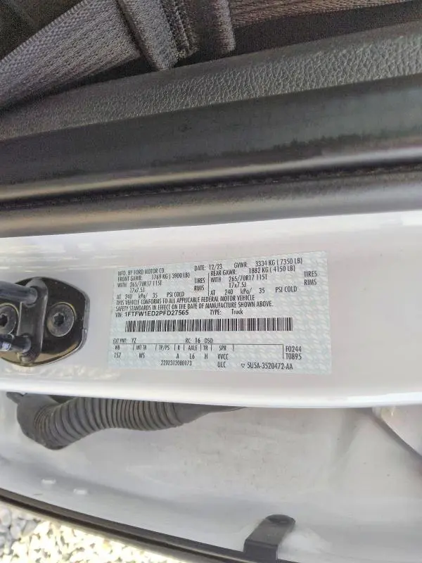 2023 FORD F150 SUPERCREW  