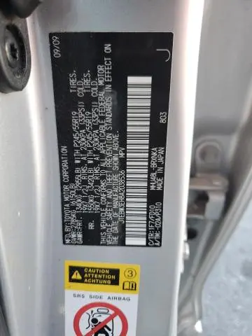 2010 TOYOTA HIGHLANDER HYBRID  