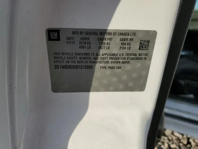 2013 CHEVROLET IMPALA LT  