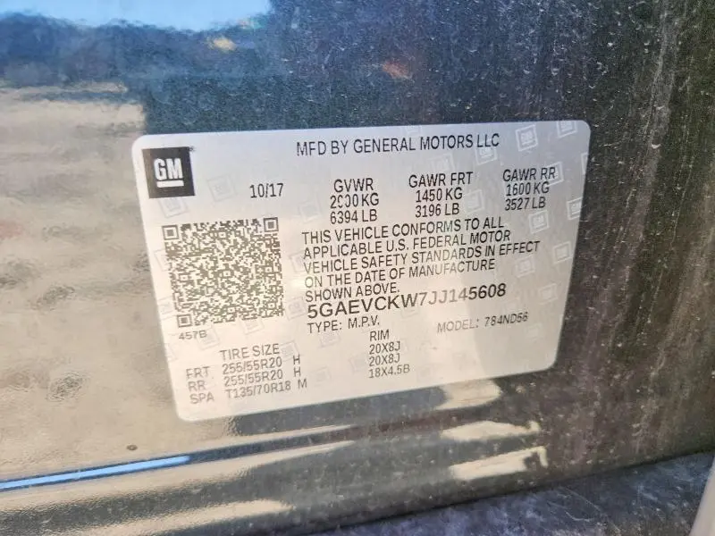 2018 BUICK ENCLAVE AVENIR  