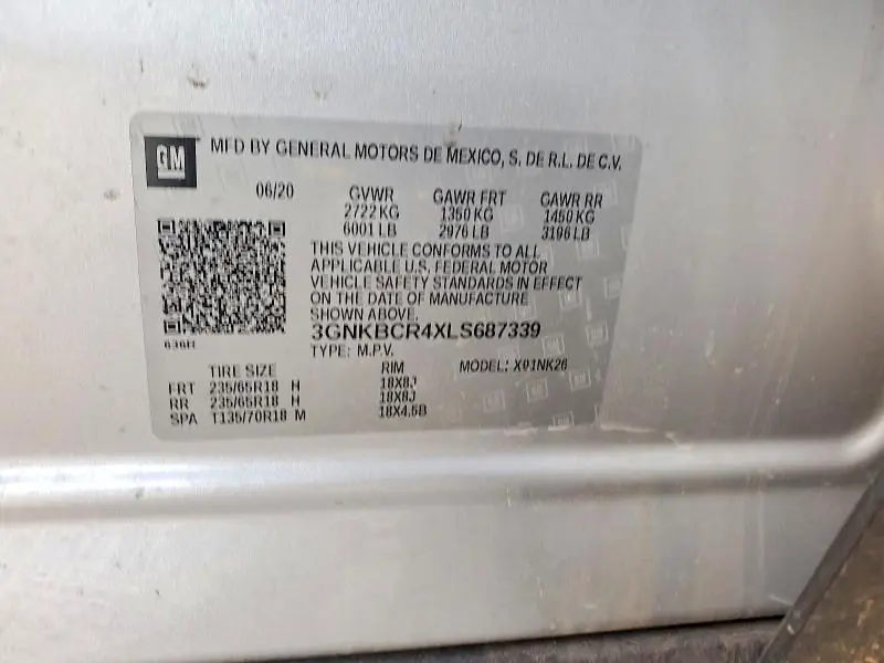 2020 CHEVROLET BLAZER 2LT  