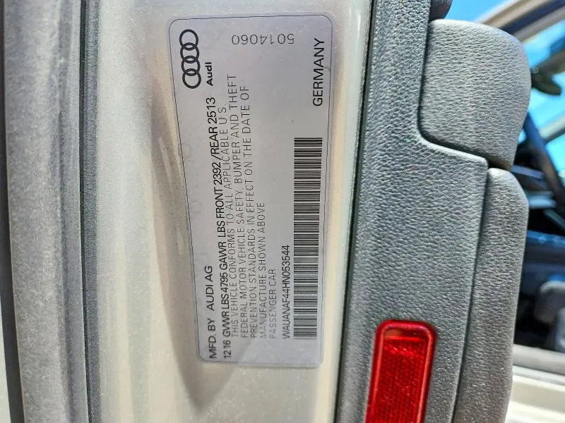 2017 AUDI A4 PREMIUM  