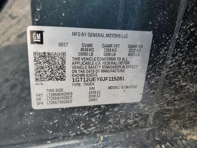 2018 GMC SIERRA K2500 DENALI  