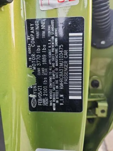 2021 HYUNDAI VENUE SEL  