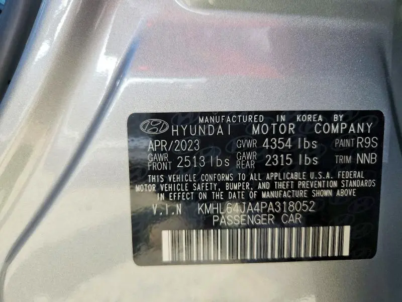 2023 HYUNDAI SONATA SEL  