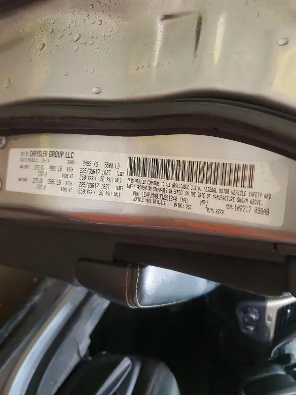 2015 JEEP CHEROKEE SPORT  