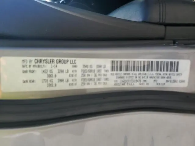 2014 DODGE DURANGO LIMITED  